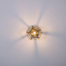 Small Light, Glass Wall Lighting , Gold Lamp Vanity Light Fixture, Sconce, Brass Lamp, Lamp - thumbnail 2