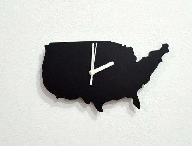 United States Of America Silhouette - Wall Clock - image 1