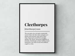 Cleethorpes Funny Definition Lincolnshire Gift Wall Art Print - thumbnail 1