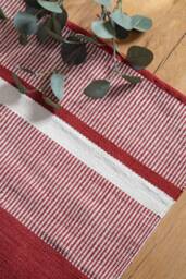 Copper Coral Hues Bathmat Kilim Rug Bath Mat Stripes 48x36 2x3 Bathmats Rugs Cotton Flatwoven Bathroom Decor Doormat Kitchen Set