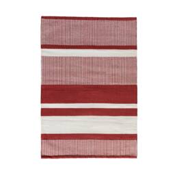 Copper Coral Hues Bathmat Kilim Rug Bath Mat Stripes 48x36 2x3 Bathmats Rugs Cotton Flatwoven Bathroom Decor Doormat Kitchen Set - thumbnail 3