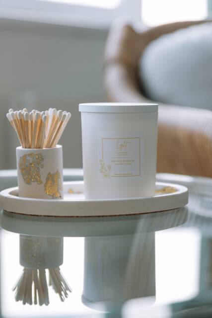 Coconut Wax Candle With Essential Oils - Harmony & Balance - image 1