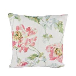 Colefax & Fowler - Meriden Pink/Green Romantic Poppy Bloom Designer Cushion Cover Handmade Throw Pillow Luxury Home Decor - thumbnail 2