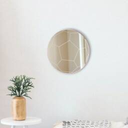 Personalized Football Acrylic Mirror Wall Art Engraved Soccer Decor - thumbnail 2