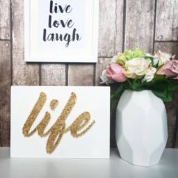 Life String Art Unique Handmade Housewarming Gift Idea Home Decor Wall Hanging Wooden Sign Decoration By Deeisfordaisy - thumbnail 1