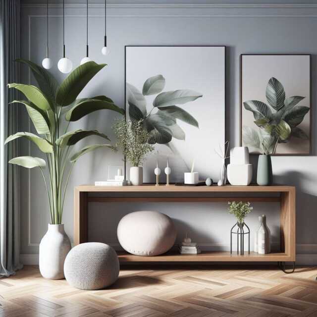 Open Shelf Tv Stand, Low Shelving Unit, Solid Wood Sideboard, Tv Lowboard, Oak Console Table With Storage, Slim Narrow Long Entry - image 1