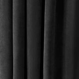 Premium Soft Black Velvet Curtains Drapes Custom Grommet Bedroom Living Room - thumbnail 2