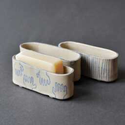 Ceramic Soap Dish, Handmade - Design, Drawing, Customizable Quick-Drying, Dishwasher-Safe - thumbnail 1