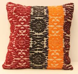 Textile Pillow 16x16 Decorative Boho Interior Design Retro Home Decor Ethnic Pillowcover Naturaldyekilim Cushion 4Kf-15