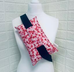 xl Seatbelt Pillow Mastectomy/Breast Surgery Heart Soft Seat Belt Cancer Gift Hysterectomy Cushion Red & Pink Hearts