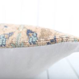 Vintage Turkish Kilim Lumbar Pillow Cover 12x24 Inch, Handmade - thumbnail 4