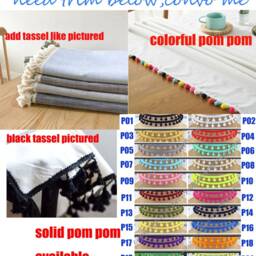 Linen Pom Cafe Curtain Window Valance/Window Treatment/Kitchen/Kids Nursery/Child Playroom/Bedroom Drape/Shower PanelFree Gift - thumbnail 4
