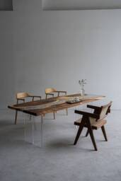 Customize Epoxy Resin Table, River , Wooden Desk, Office, Dining Table Top, Kitchen, Coffee - thumbnail 1