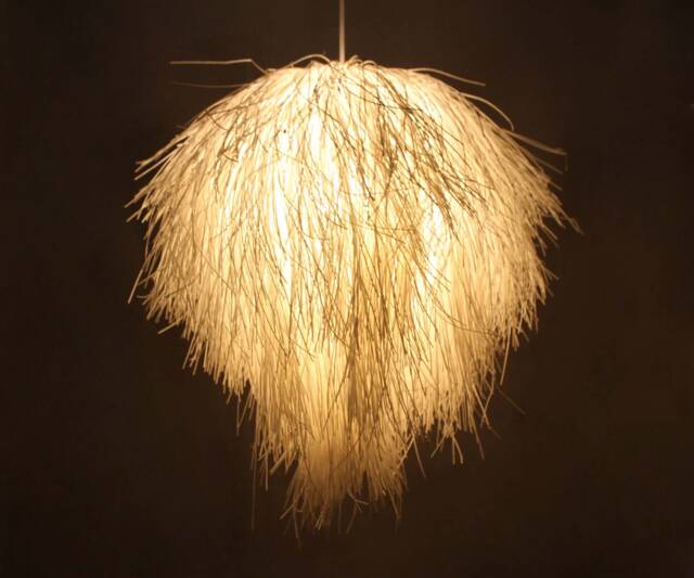 Modern Fiber Optic Chandelier - Unique Pendant Lighting For Living Room, Dining Bedroom - image 1