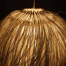 Modern Fiber Optic Chandelier - Unique Pendant Lighting For Living Room, Dining Bedroom - thumbnail 3