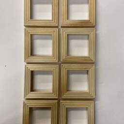 Bespoke Unfinished Pine Reeded Picture Frame - thumbnail 3
