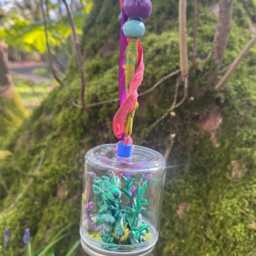 Emerald Wilderling Hanging Terrarium Figure 10cm X 6cm - thumbnail 3