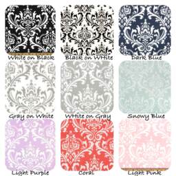 Damask Tie-Up Shade Designer Valance, Farmhouse Decor - thumbnail 3