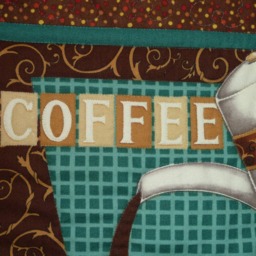 Quilted Wall Hanging - Coffee Classico - thumbnail 3