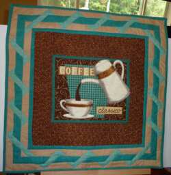 Quilted Wall Hanging - Coffee Classico - thumbnail 1