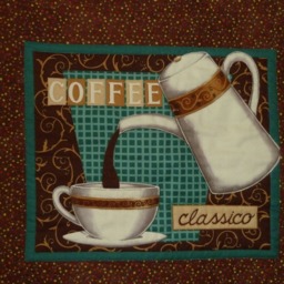 Quilted Wall Hanging - Coffee Classico - thumbnail 2
