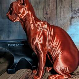3D Printed Sphynx Cat Statue Home Decor, Pet Memorial Gift - thumbnail 3
