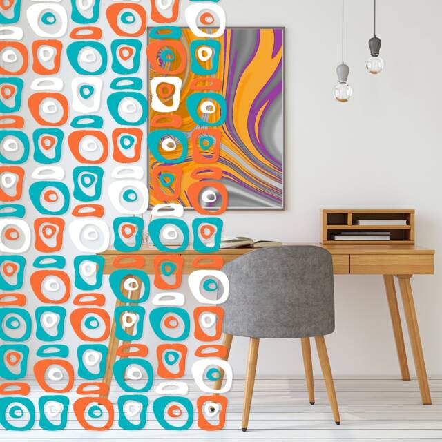 Retro-A-Gogo Mid Century Modern Room Divider Diy Kit Retro Palm Springs Decor - image 1