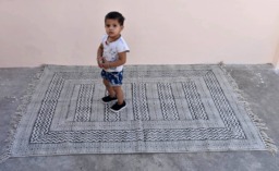 6x9 Feet Indian Rugs Cotton Rug, Woven Area For Sale, Decor Rustic Rugs, Decorative Bohemian Indian - thumbnail 1