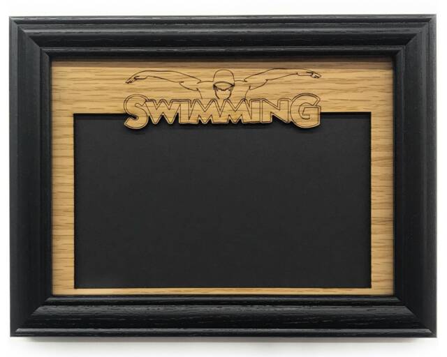 Swimming Photo Frame - 5x7 Holds 4x6 Picture Frame, Gift For Swimmer, Awards, Swim Coach - image 1