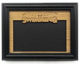Swimming Photo Frame - 5x7 Holds 4x6 Picture Frame, Gift For Swimmer, Awards, Swim Coach - thumbnail 1