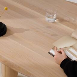 Jellyfish Rustic Contemporary Oak Dining Table - Handcrafted Organic Furniture, Unique Design, Limited Edition, Top Quality - thumbnail 2