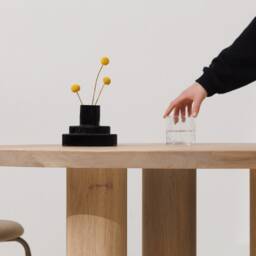 Jellyfish Rustic Contemporary Oak Dining Table - Handcrafted Organic Furniture, Unique Design, Limited Edition, Top Quality - thumbnail 3