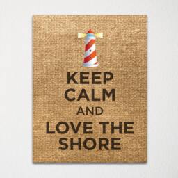 Keep Calm & Love The Shore - Fine Art Print Choice Of Color Purchase 3 Receive 1 Free - thumbnail 3