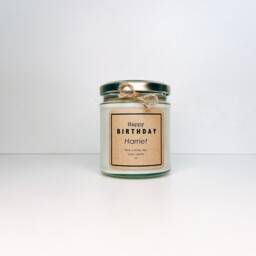 Happy Birthday Gift - Candle Personalised For Her -Birthday - thumbnail 2