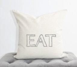 Eat Pillow Cover, Kitchen Pillow, Kitchen Decor, Home Decor - thumbnail 2