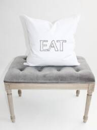Eat Pillow Cover, Kitchen Pillow, Kitchen Decor, Home Decor - thumbnail 3