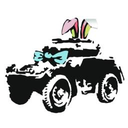 Artist Armoured Car Wall Art Sticker - Street Graffiti Artwork Cool Vinyl Decal Writer Drawer Sprayer - thumbnail 2