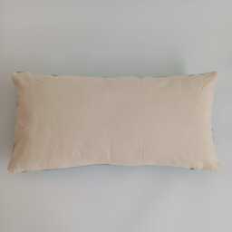 Moroccan Cactus Silk Cushion Cover, Handmade Green Sabra Lumbar Pillow, Boho 24''x12''/60x30 cm - thumbnail 4