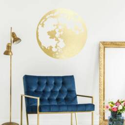 Moon Stencil - Wall Art Stencil Easy To Use Wall Stencils For A Quick Room Update Large Nursery Walls - thumbnail 2