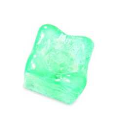 Ice Cube Tea Light Holder 7x7, Recycled Glass Candle - thumbnail 4