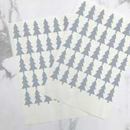 Scandi Tree Wall Decals For Kids Room, Style Stickers, Woodland Forest Themed Decor, Neutral Nursery Boho Home Decor Idea - thumbnail 3