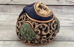 Ceramic Bird Figurine By Vladimir Butcanov, Collectible Sculpture - 4.13 - thumbnail 1