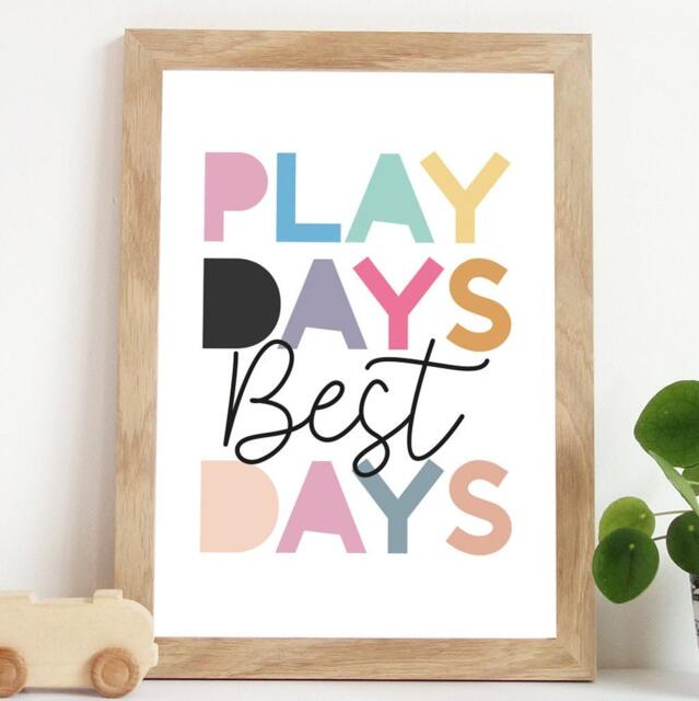 Girls Nursery Prints, Bedroom Playroom Decor, Wall Art, Art - image 1