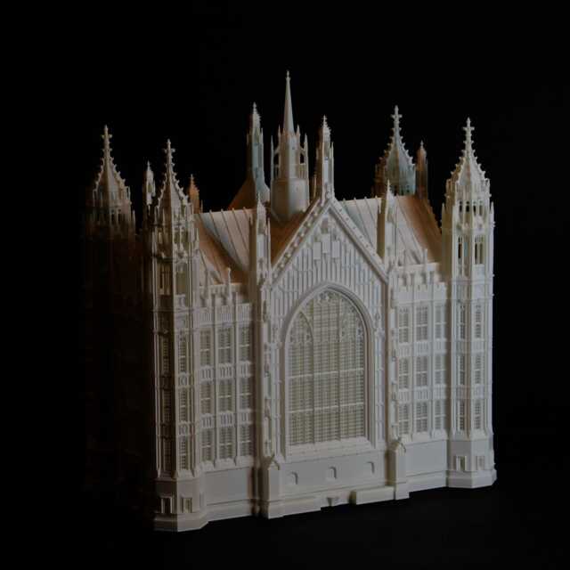 Gothic Civic Hall Model - St Stephen's Inspired Diorama - image 1