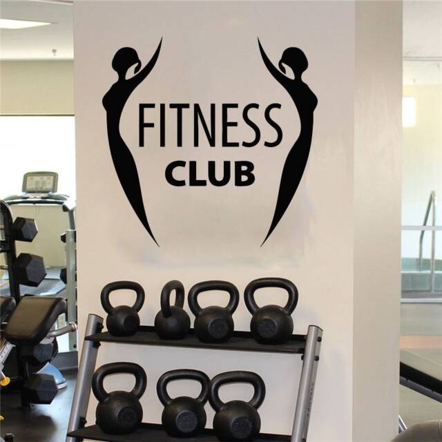 Fitness Wall Decal Motivational Gym Decor T748 - image 1