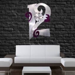 Big Time Purple Large 3Ftx2Ft Clock - thumbnail 2