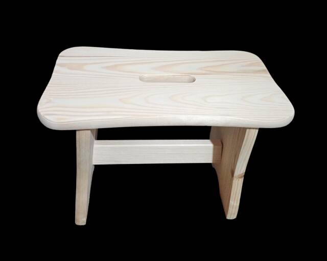 Beech Wood Wooden Foot Stool/Chair - Self-Assembly Kit - image 1