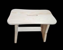 Beech Wood Wooden Foot Stool/Chair - Self-Assembly Kit - thumbnail 1