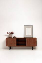 "Sideboard, Tv Cabinet, Stand Walnut Veneer ""Bell"