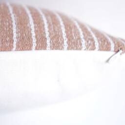 Brown Tribal Hemp Hand Woven Natural Dye Color Hmong Lumbar Pillow Cover - thumbnail 3